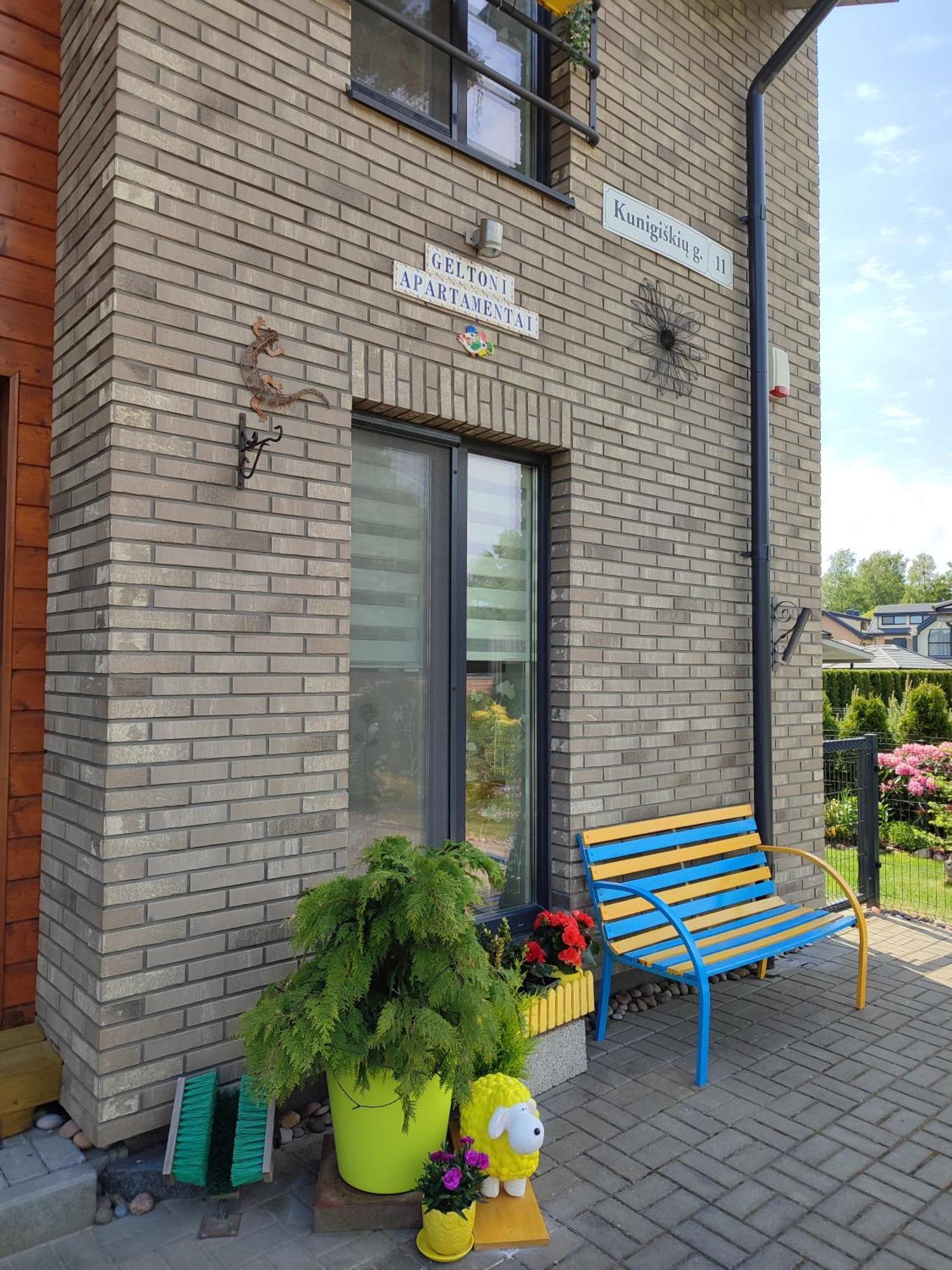 Geltoni Apartamentai Паланга Экстерьер фото